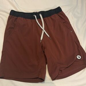 Maroon 7” Vuori Shorts